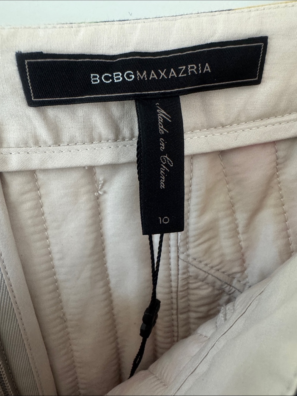 BCBGMaxAzria Quilted Mini Skirt with Multi-Color Floral Panels - Picture 3 of 3